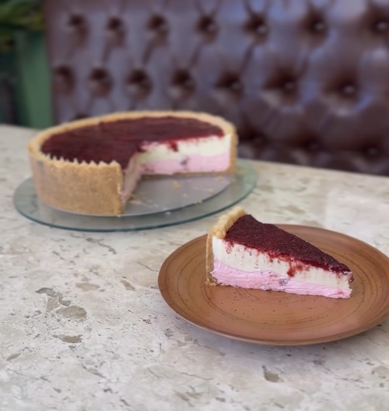 Torta de frutas vermelhas